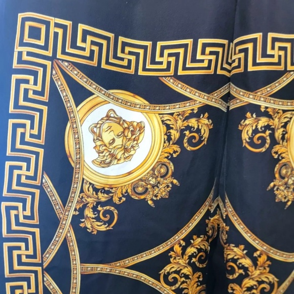 Versace La Coupe Des Dieux Silk Medusa Baroque Joggers Pants - Picture 6 of 9